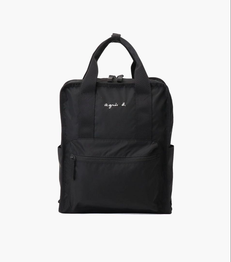 いと　アニエスベー　バックパック リュック　ブラック
