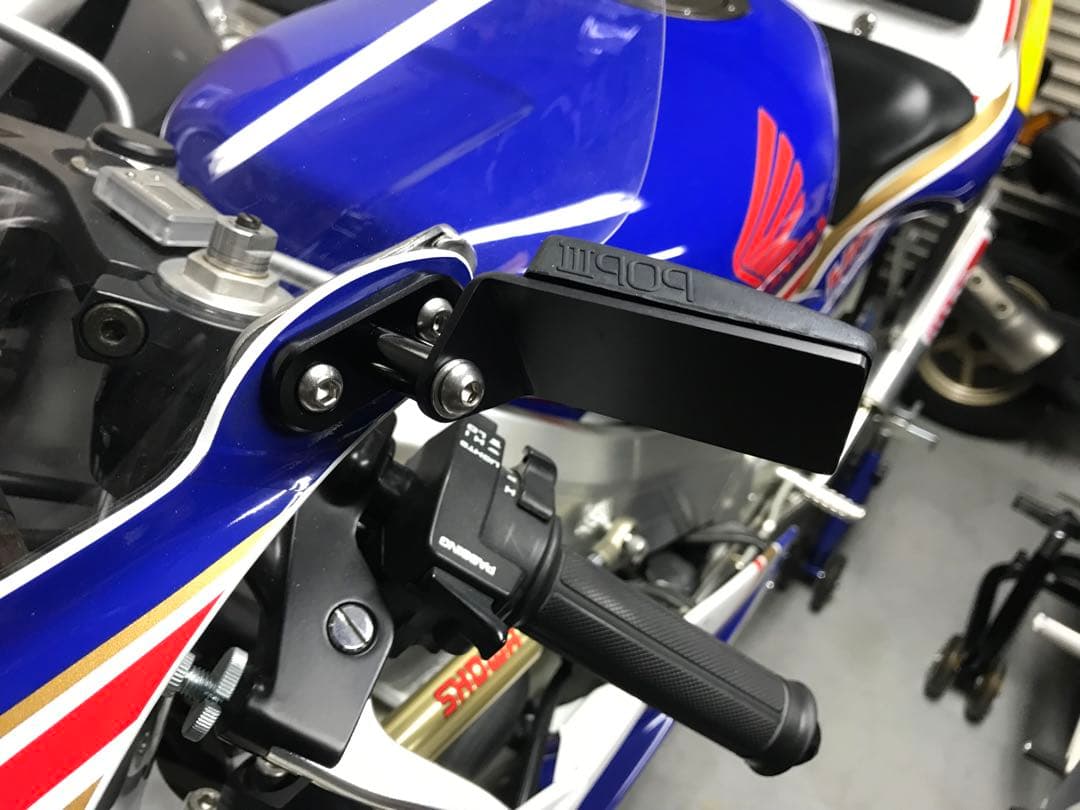 ★TURNING POINT ミニマムミラーキット ブラック★ NSR250Rに