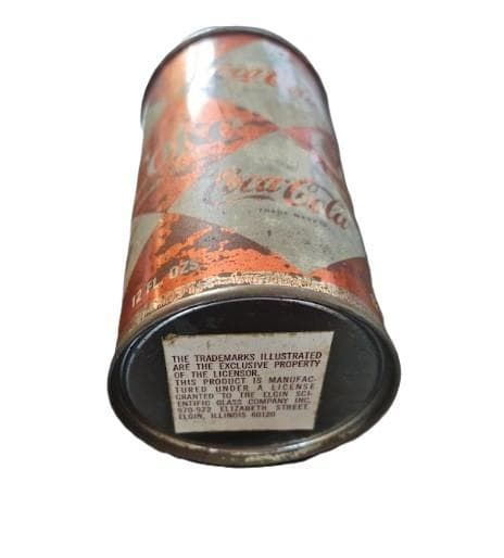 コカ・コーラ ダイヤモンド柄 缶型 卓上ライター　ヴィンテージライター