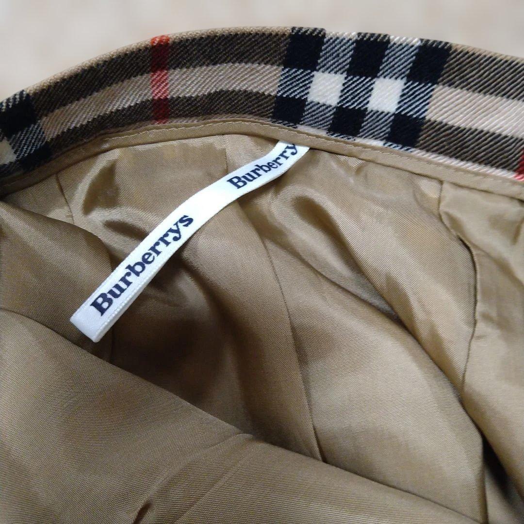 BURBERRYS バーバリー　ノバチェック　プリーツスカート　総柄　13号