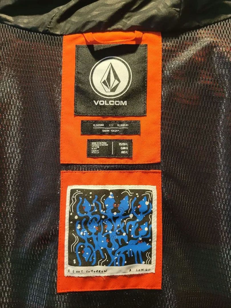 SHU様用 美品 volcom ボルコム スノーボードジャケット メンズ Ｌ