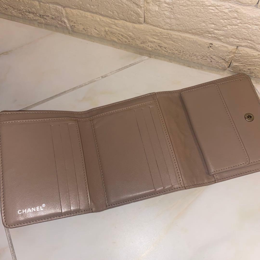 CHANEL シャネル ニュートラベルライン 三つ折り財布