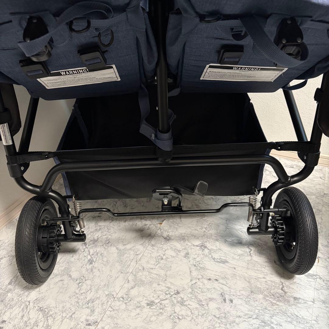 美品✨エアバギー ココダブルEX フロムバース 二人乗りベビーカー 双子ベビーカ