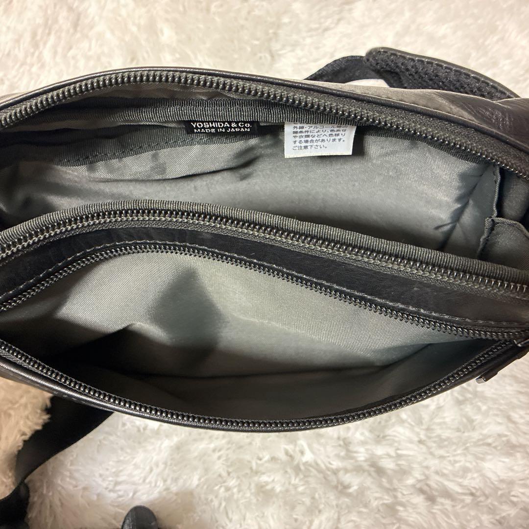 美品 PORTER アメイズ ブラック ボディバッグ メンズ 斜めがけ