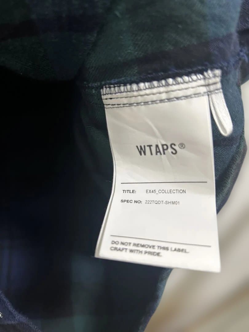 ひろ　wtaps DECK 柄長袖シャツ　サイズ01
