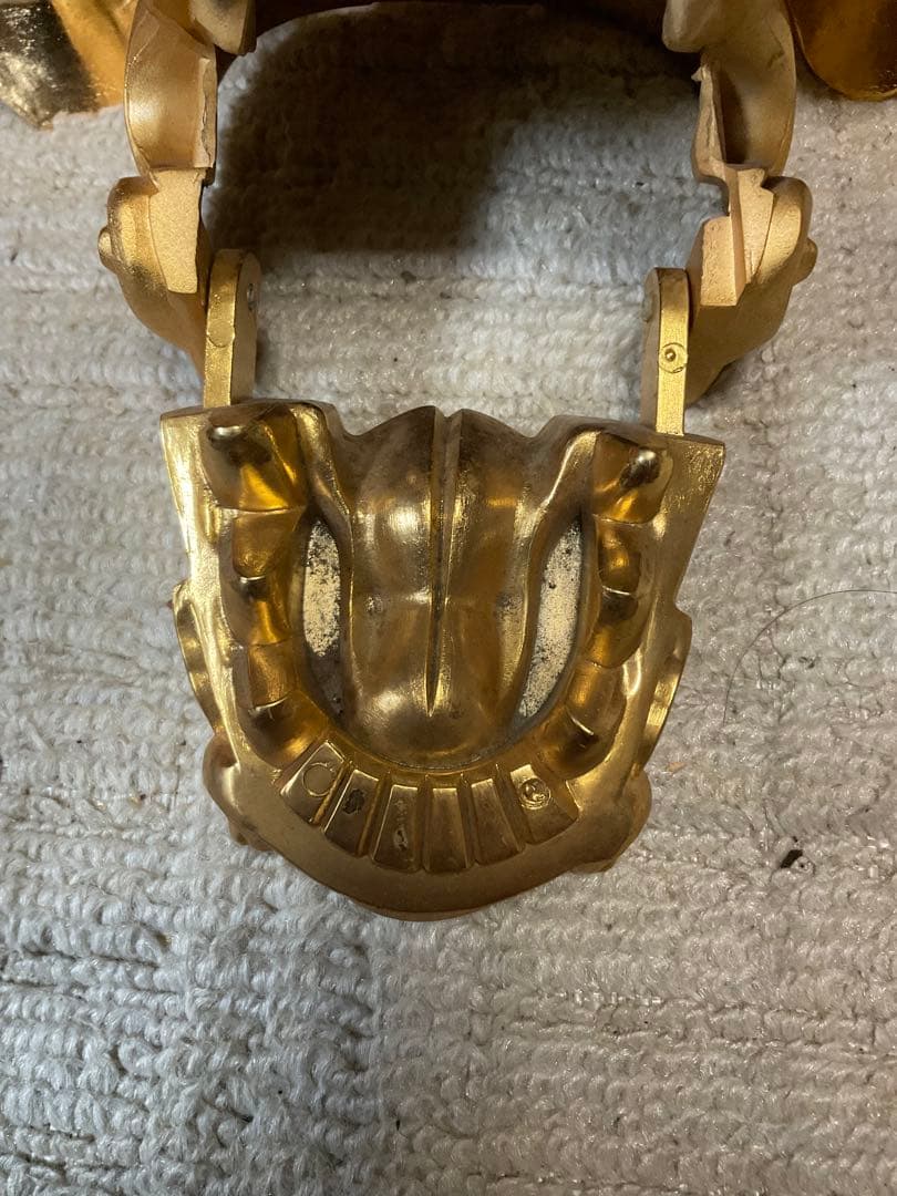 金の越後獅子　【24k GP 口が大きく開きます　ケース無し　現状渡し】。