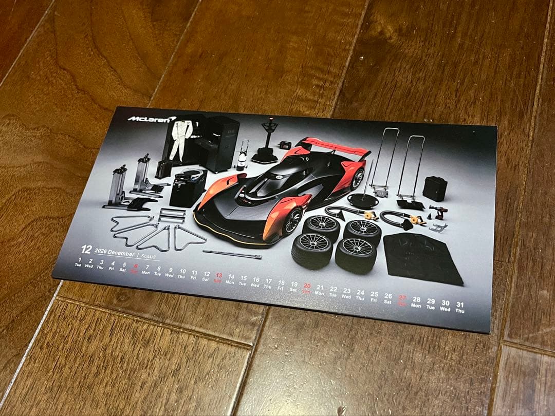 マクラーレン 2026年 卓上カレンダー
