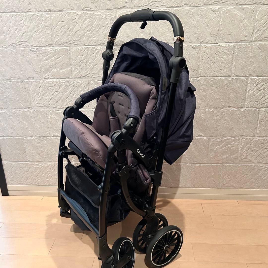 美品Combi コンビスゴカルSwitch plus エッグショック ベビーカー