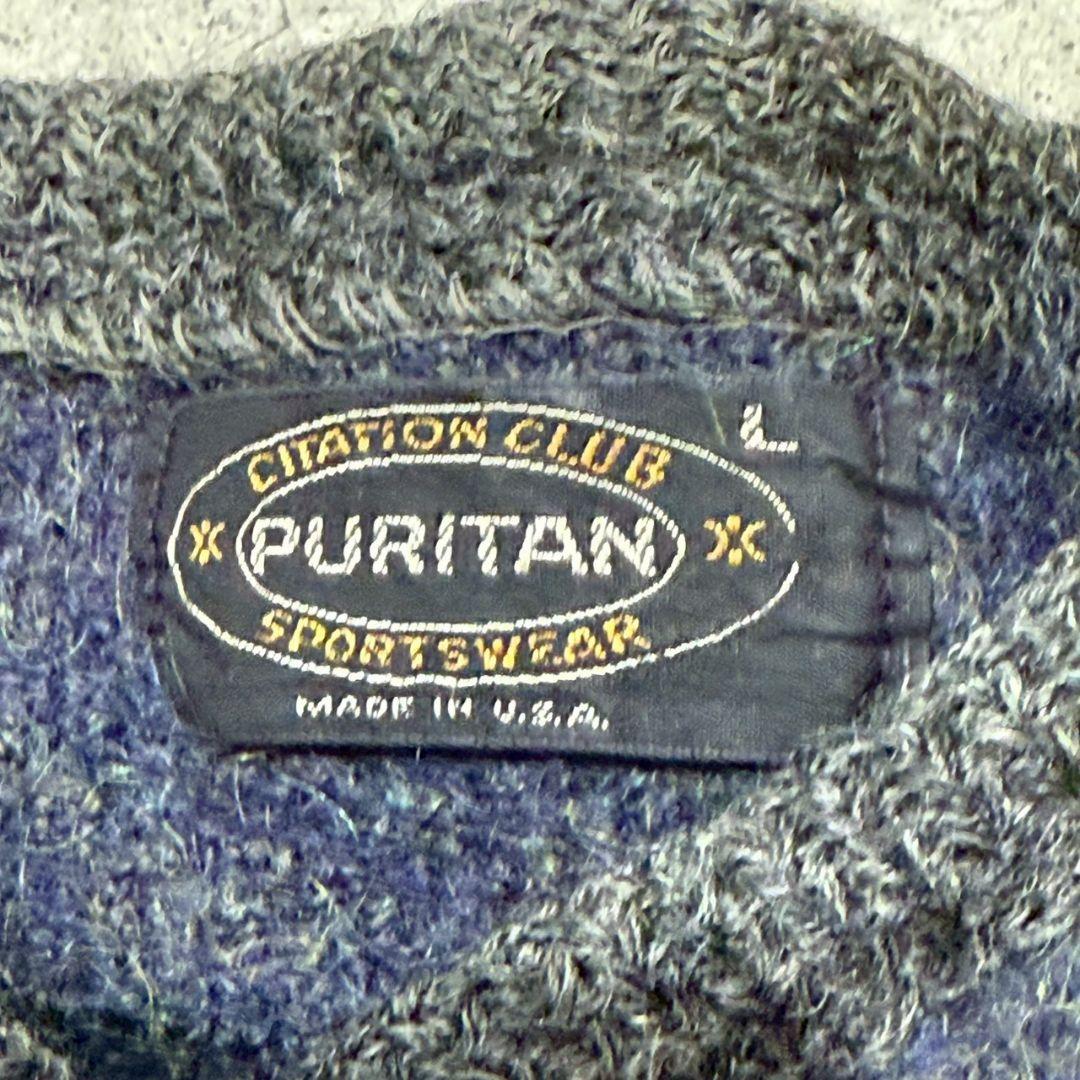 60s USA製　PURITAN モヘアカーディガン