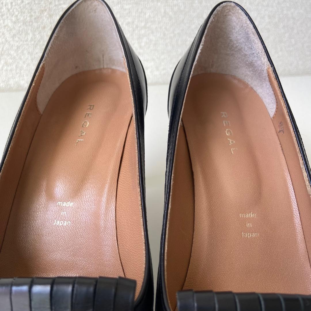 【美品】リーガルレディース タッセル付き パンプス 24センチ