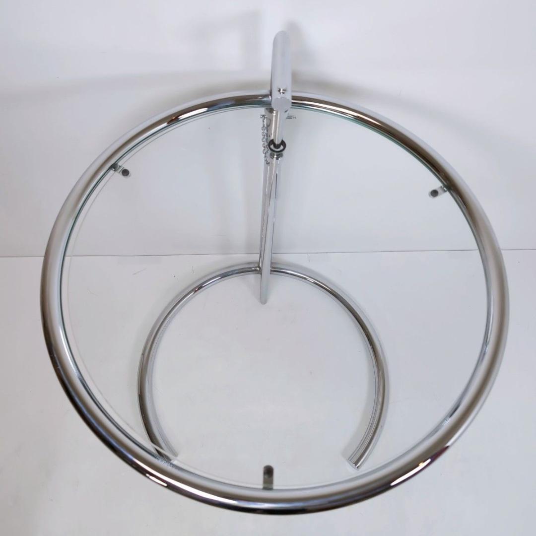 Eileen Gray アイリーングレイ リプロダクト サイドガラステーブル