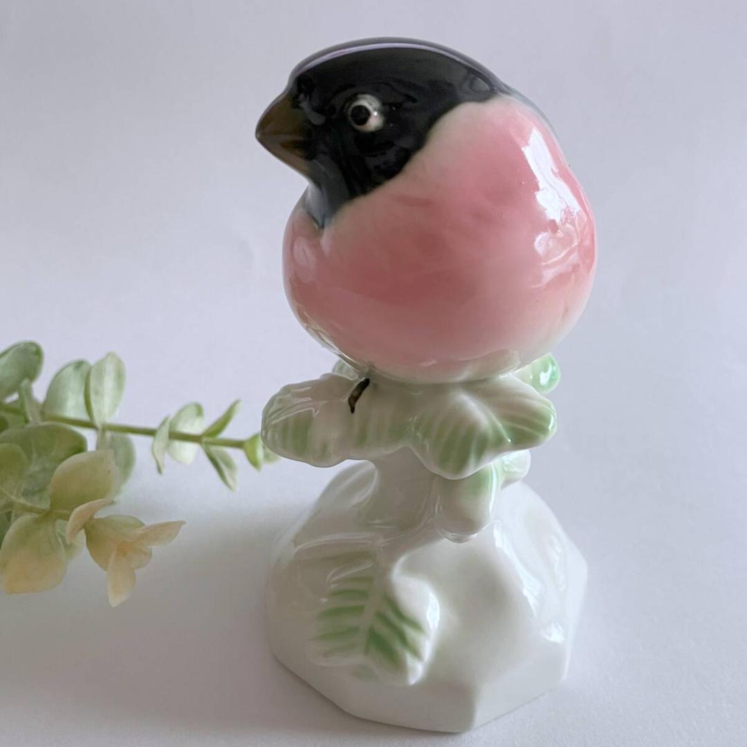 ドイツ製 フォルクシュテット 鷽 うそ 鳥 小鳥 フィギュリン