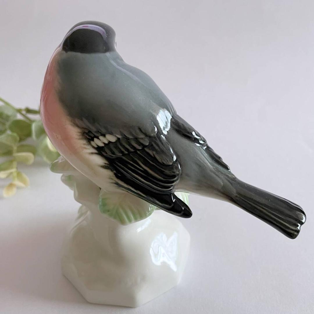 ドイツ製 フォルクシュテット 鷽 うそ 鳥 小鳥 フィギュリン