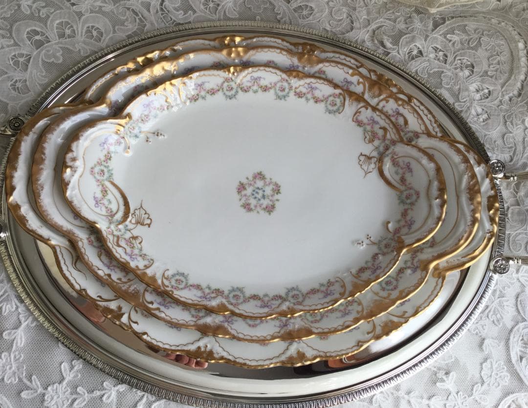 ☆☆レア リモージュ ハヴィランド #330 オーバルプラッター L