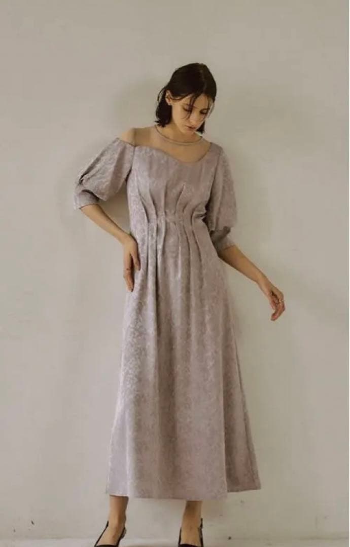 あ*こ様 「値引き中」Meandering waist tuck flare d