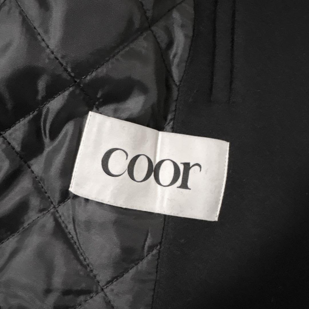 COOR ジップブルゾン ダブルジップ ウール 25aw