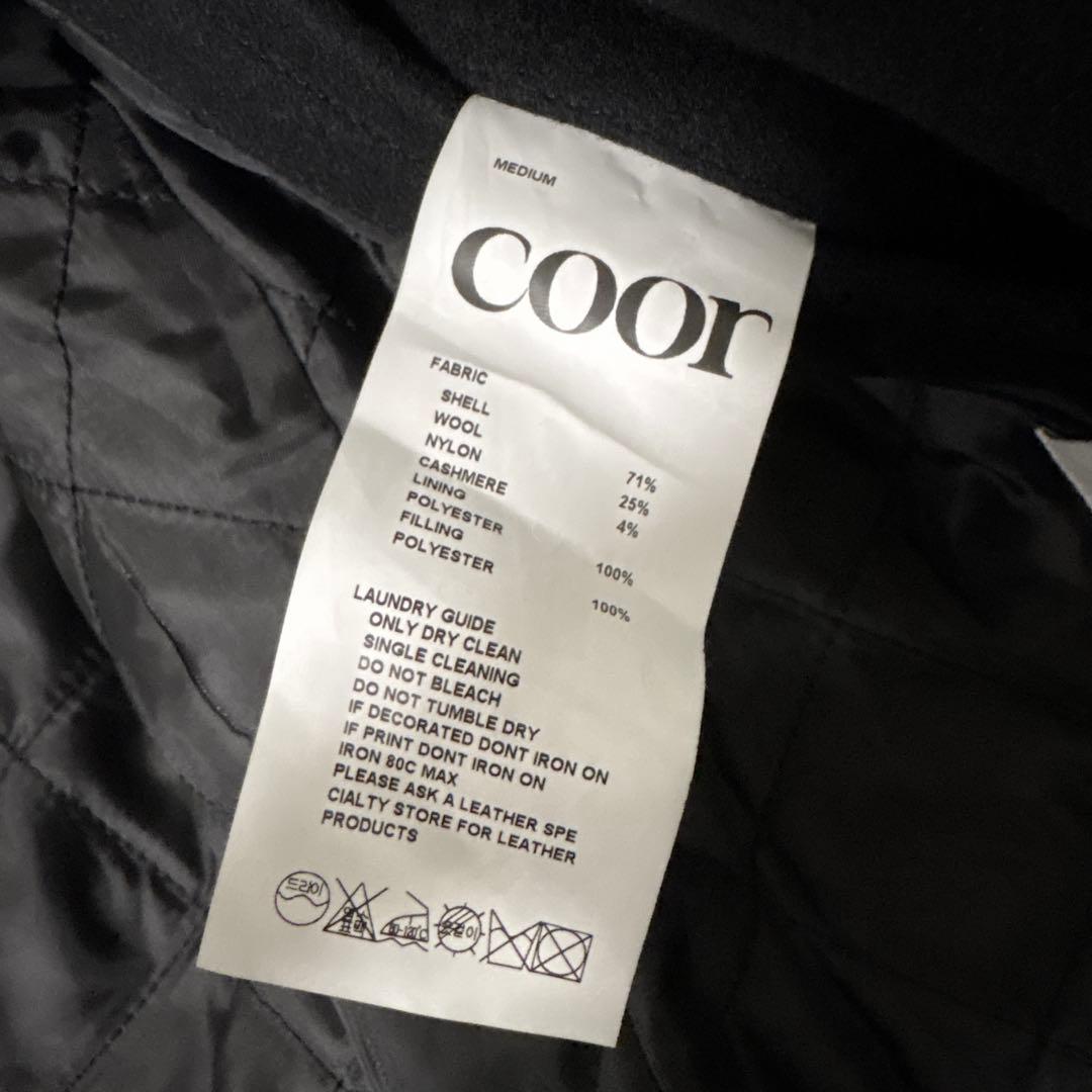 COOR ジップブルゾン ダブルジップ ウール 25aw