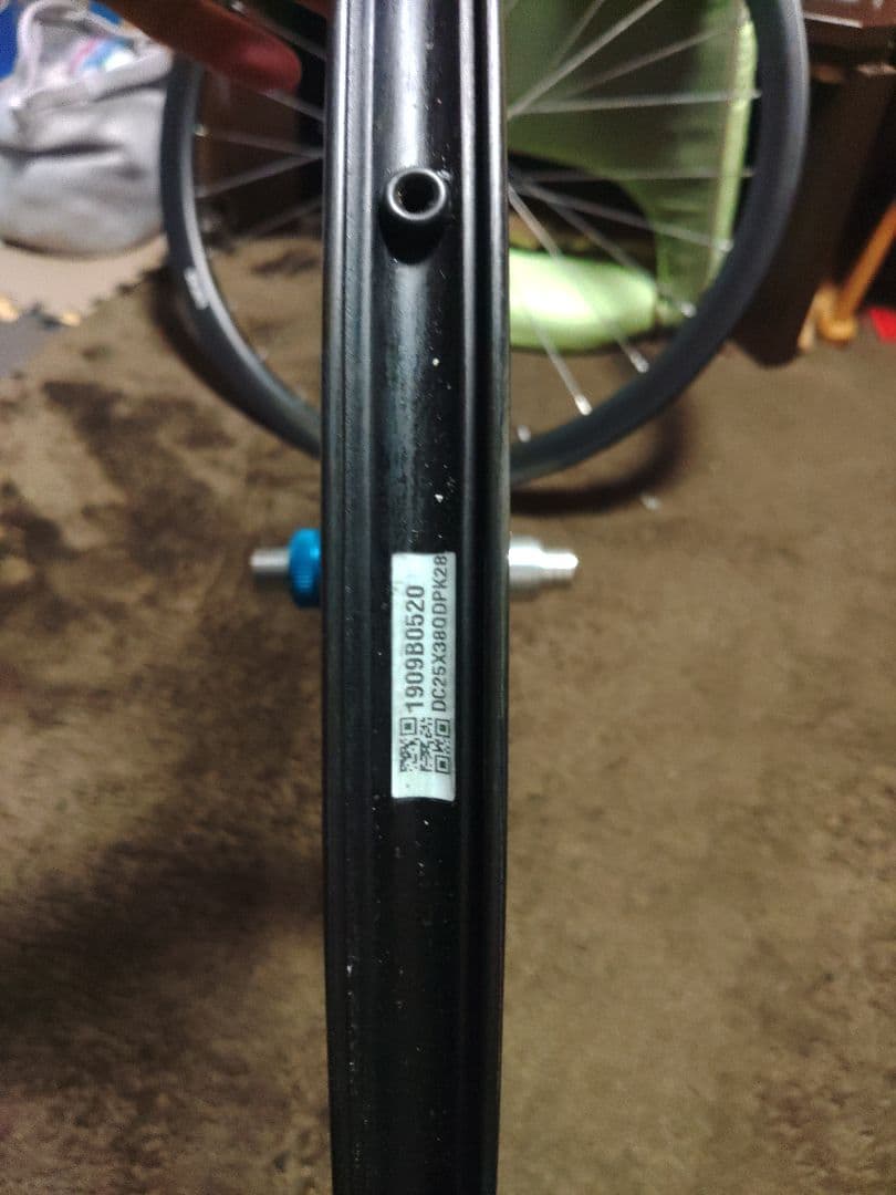 コグス手組み　カーボンホイールDR38TL industry nine ハブ