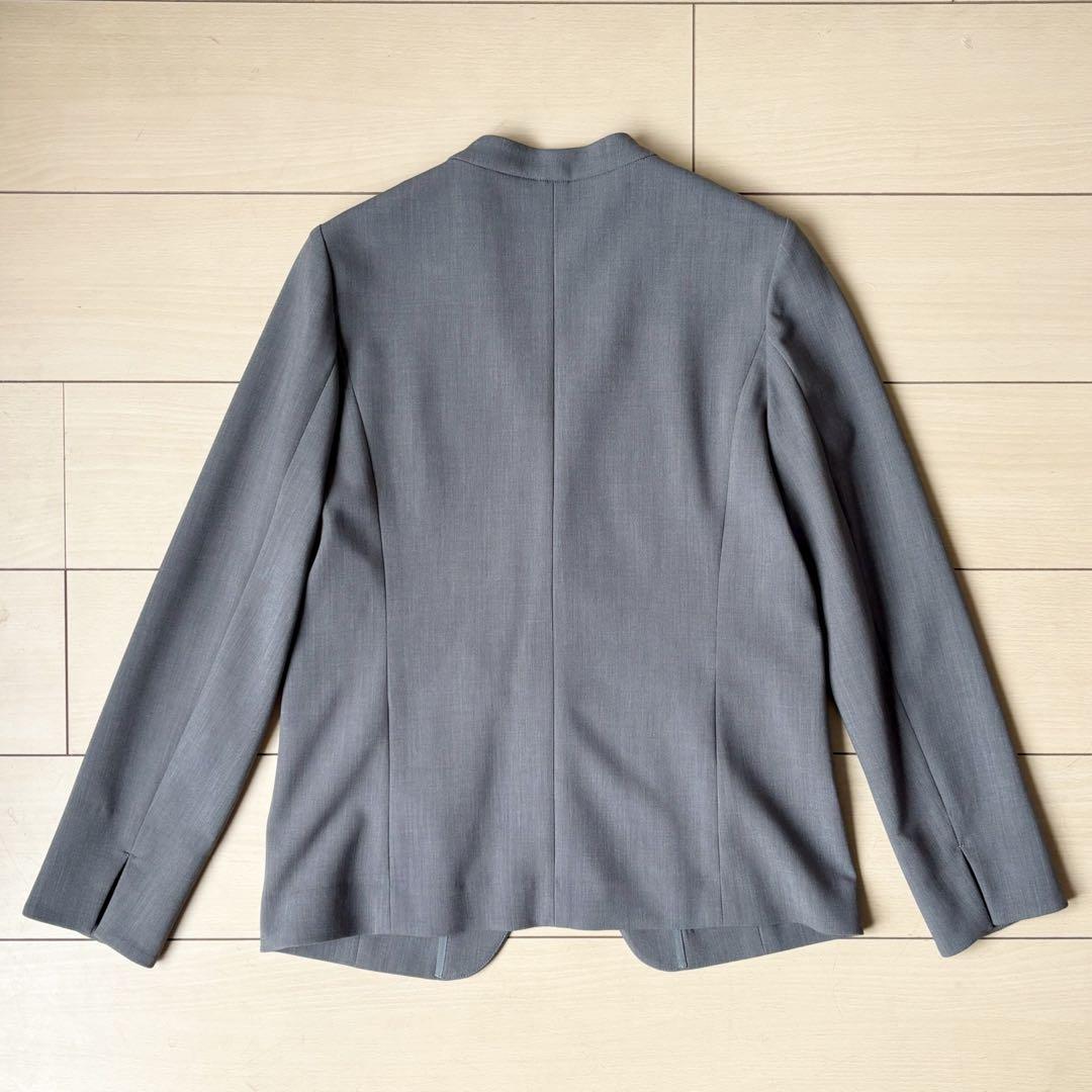 美品　ソージュ　SOEJU ウールライクノーカラージャケット パンツ スーツ