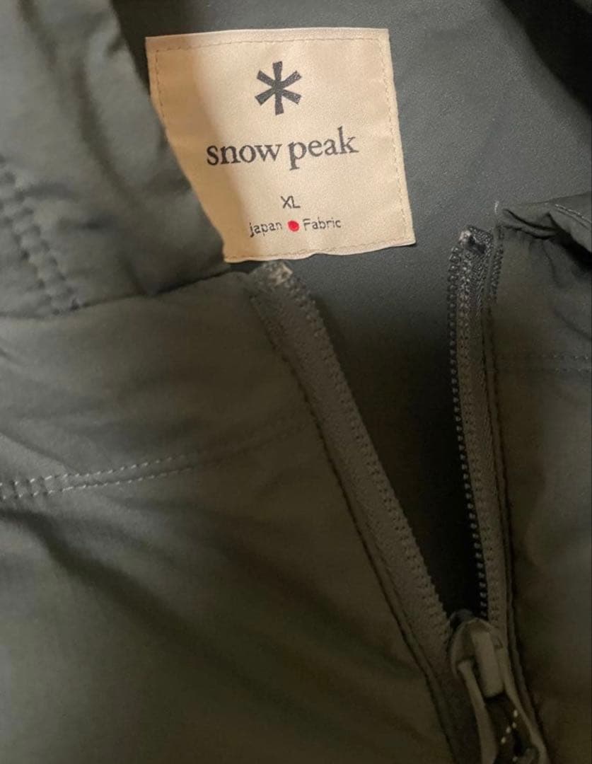 スノーピーク　フレキシブル　インサレーション　ジップアップパーカー