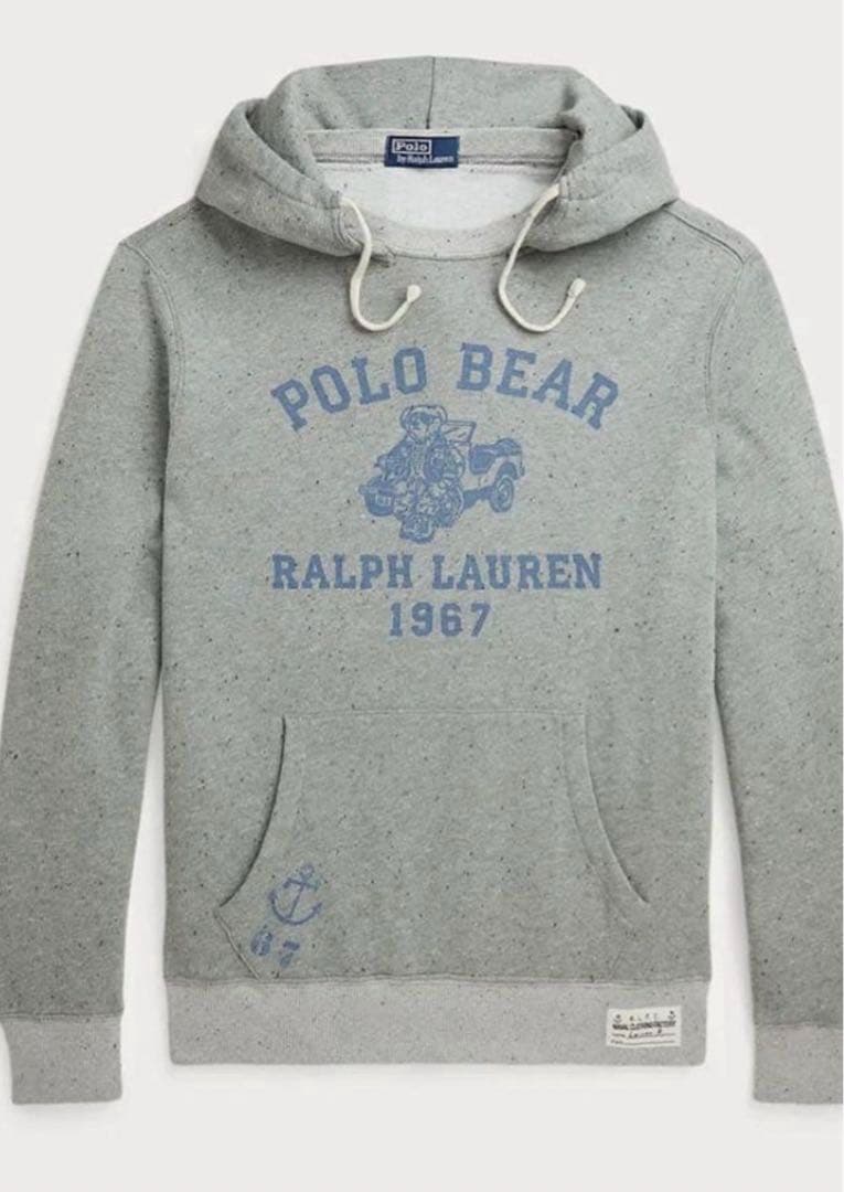 Polo by Ralph Lauren パーカー グレー　XL ポロベア　美品