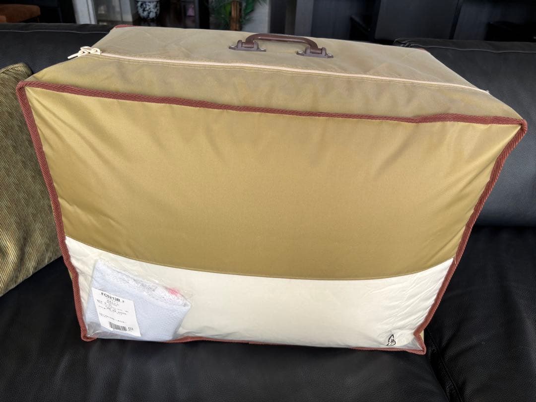 美品 高級羽毛 ASLEEPアスリープ ダブル/ハンガリー産グースダウン90%