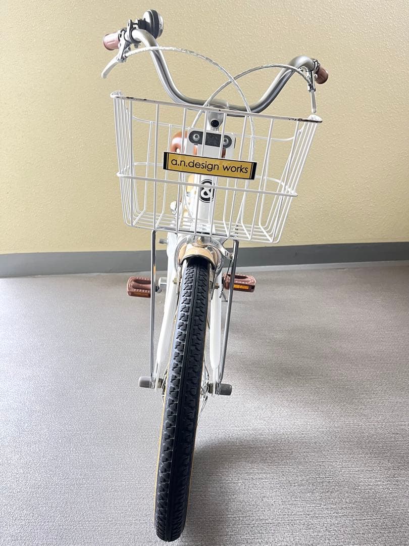 【引き取り限定】美品 子ども用自転車 ホワイト18インチ