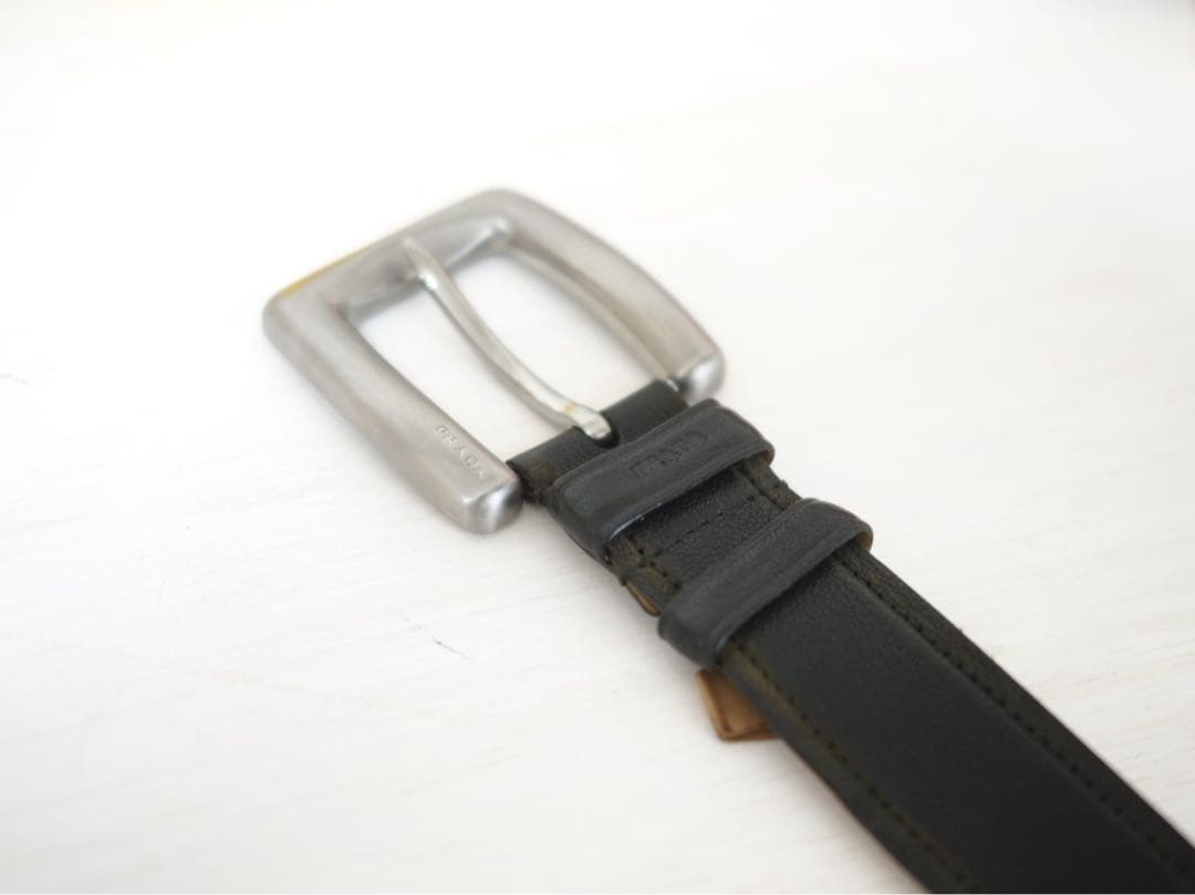 小物 Archive Prada leather belt