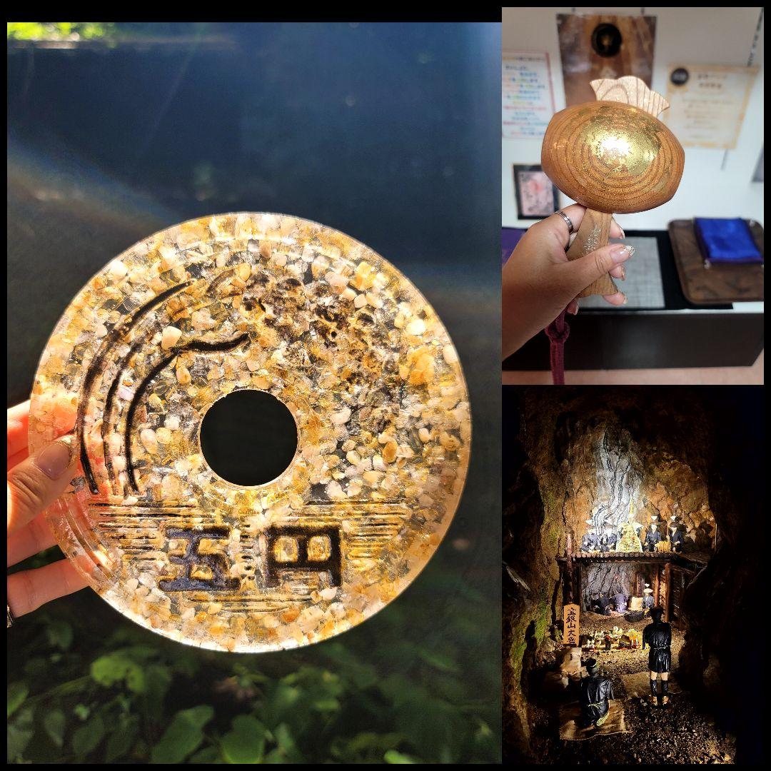 金山★富を蓄える財にご縁の五円プレートオルゴナイト