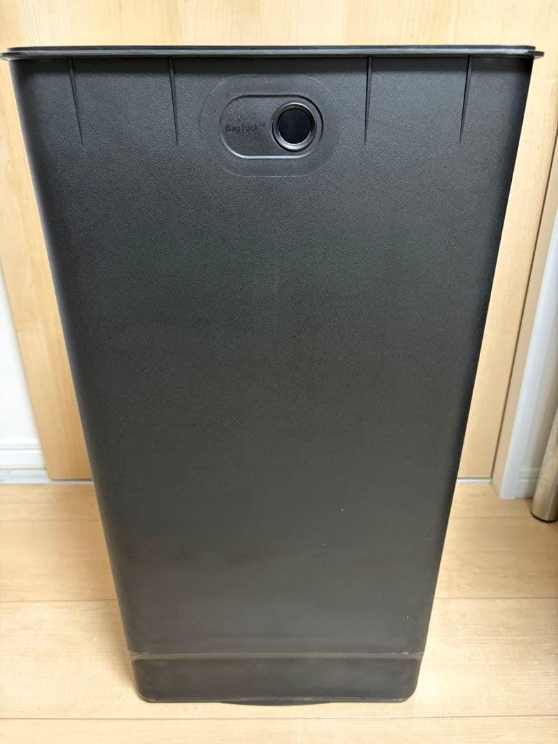simplehuman ステンレス ゴミ箱 38L ソフトクローズ ロック機能付