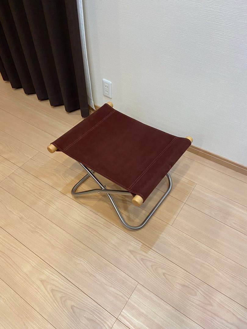 Nychair X ニーチェアエックス+オットマン　ナチュラル×バーガンディ