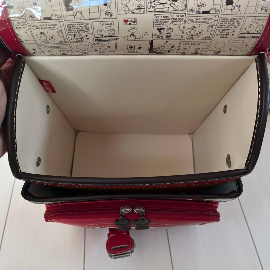 断捨離値下【新品未使用】ランドセル　フィットちゃん　SNOOPY スヌーピー　赤