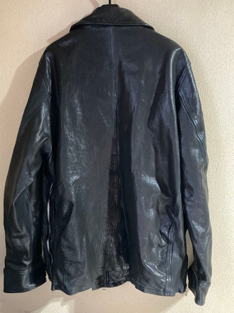 バックラッシュ　フライトジャケット　ブラック　製品染め