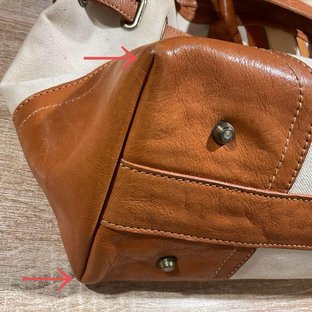 専用　genten ゲンテン　ボストンバッグ　キャンバス　レザー　南京錠