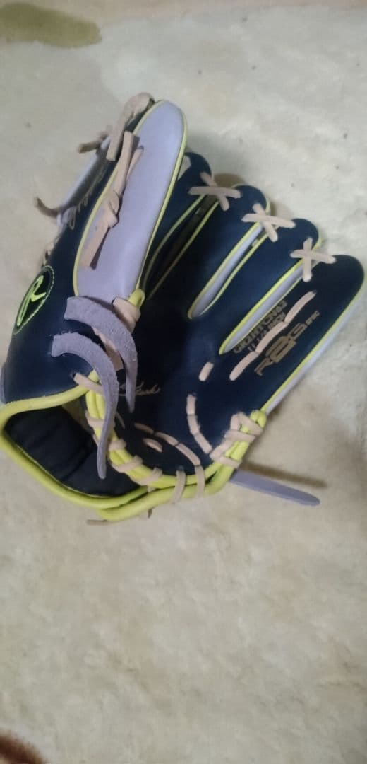 Rawlings 軟式グローブ ネイビー/グレー