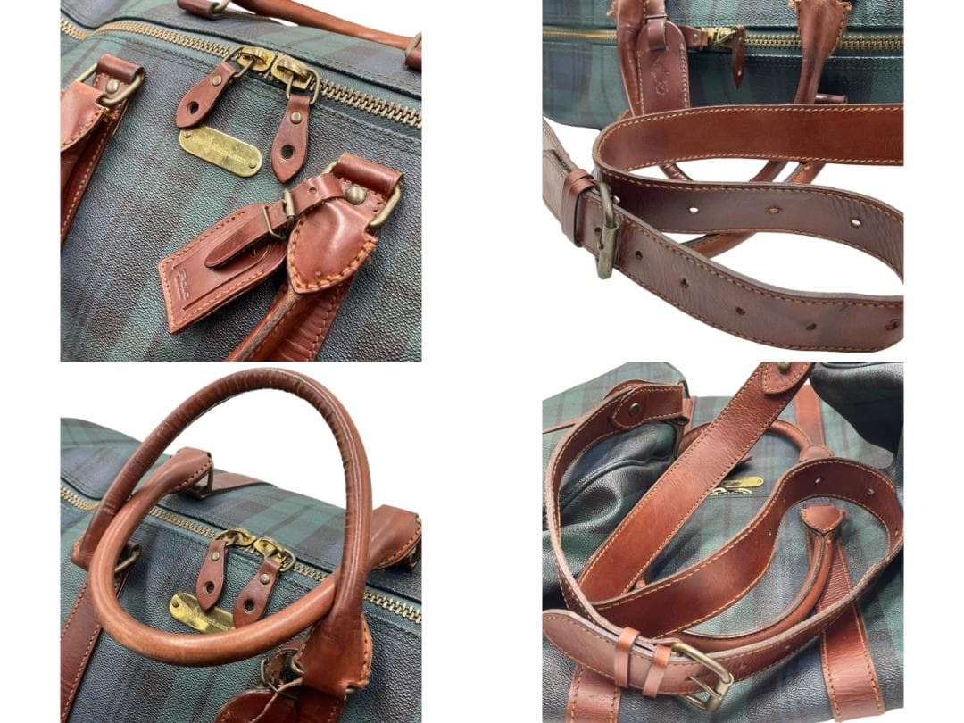 Polo Ralph Lauren ブラックウォッチ 2way ボストンバッグ