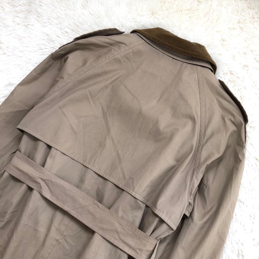 激レア✨ロゴ柄　バーバリー　トレンチコート　ライナー　襟付き 4way ベルト