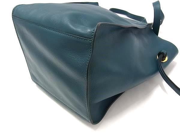 美品 J&M DAVIDSON レザー トートバッグ ショルダー グリーン系