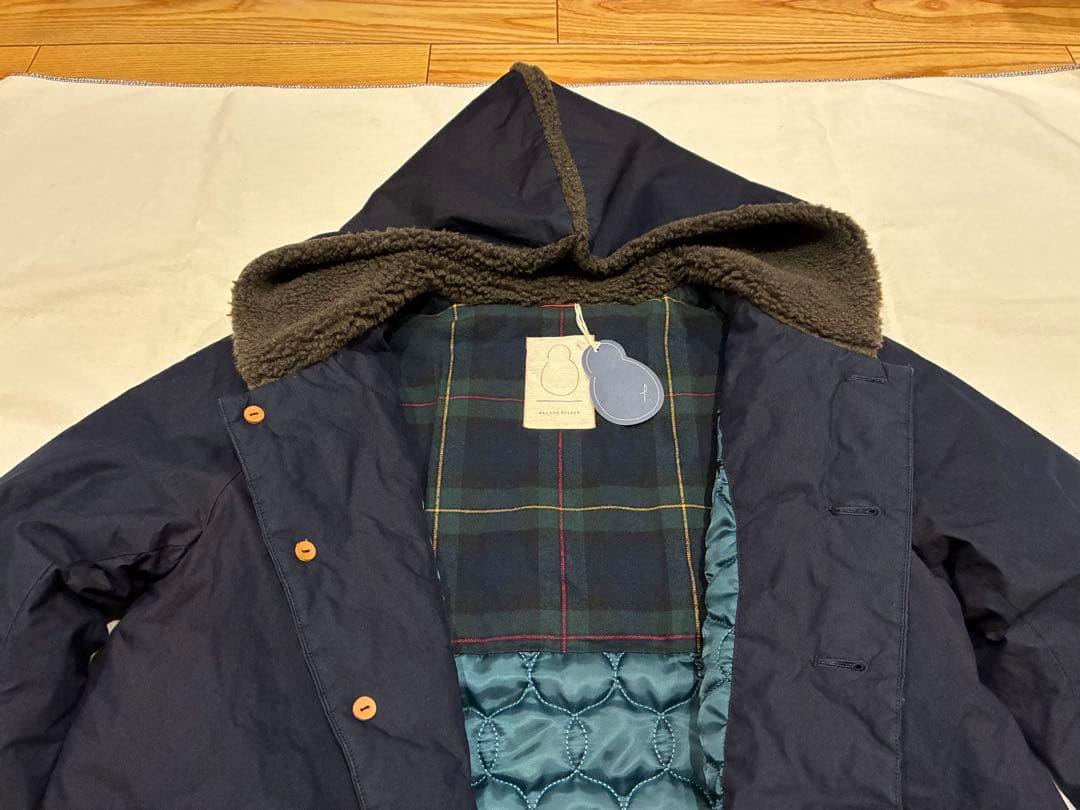 パラスパレス インディゴナイロンシャンブレーボアブルゾン（新品）