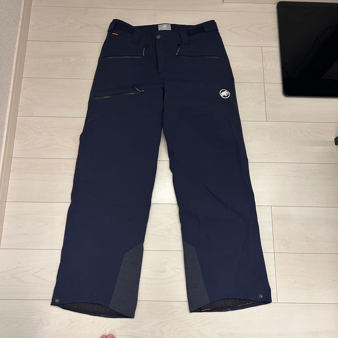 Mammut スキー スノーウェアセット オレンジ/ネイビー