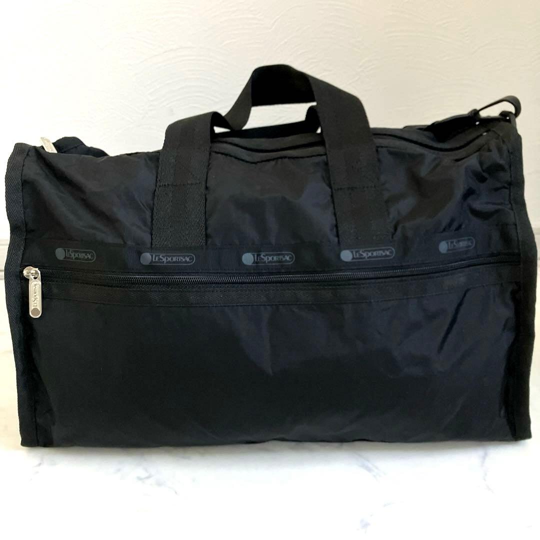 美品　LESPORTSACレスポートサック　ボストンバッグ　大容量　ブラック