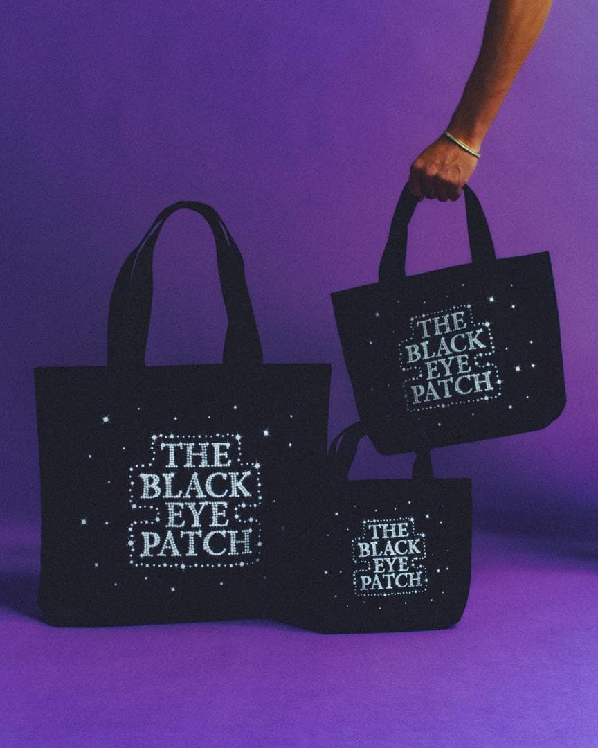 ブラックアイパッチ SHINING OG LABELトートバッグ MEDIUM