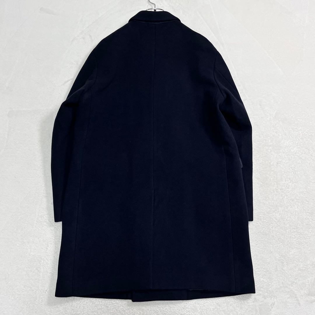 『B＆Yユナイテッドアローズ』メルトンチェスターコート ダブル ネイビー XL