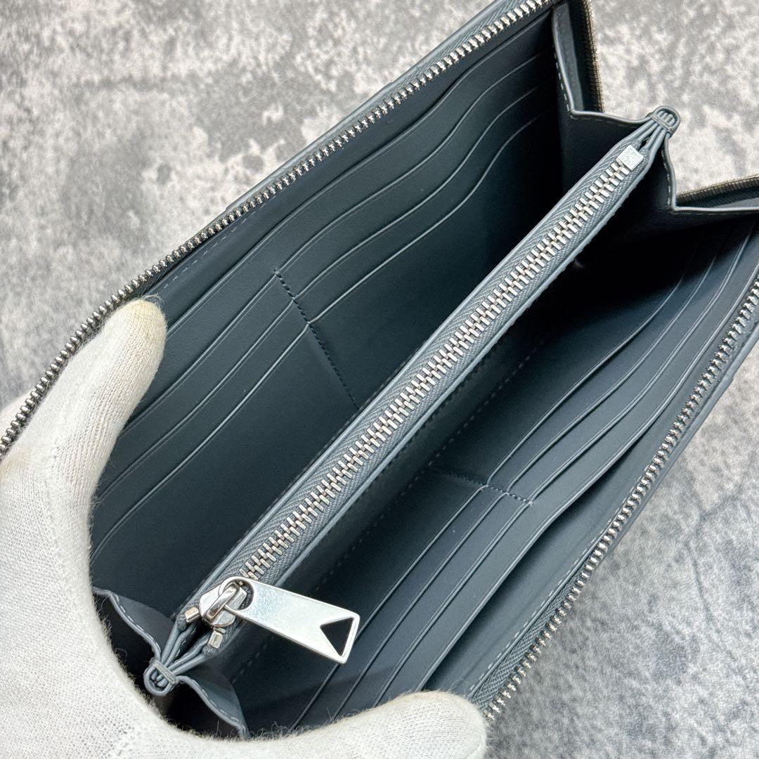 現行 未使用級✨ボッテガヴェネタ カセット マキシイントレ ラウンドファスナー