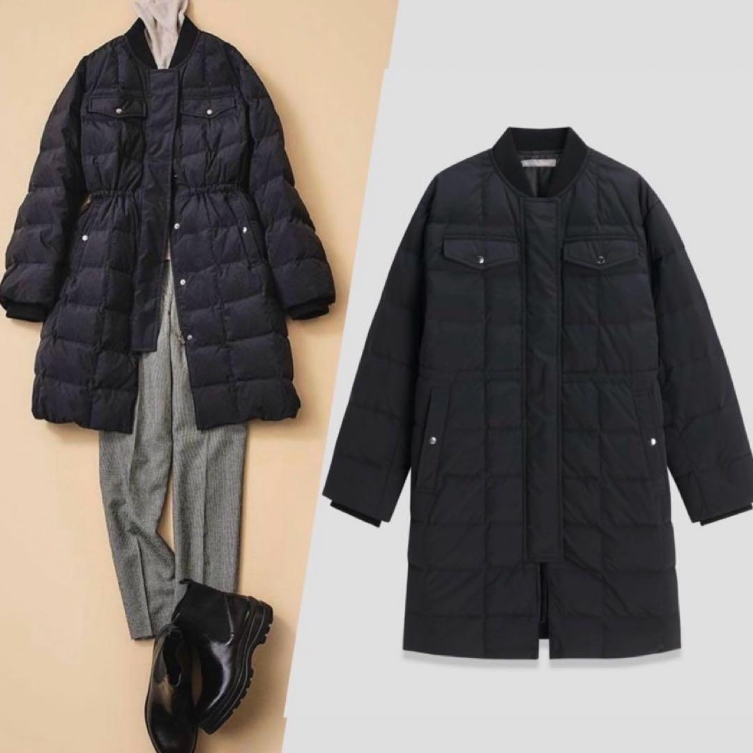 ￥85,800 Theory luxeセオリーリュクス　ブラック　ダウンコート