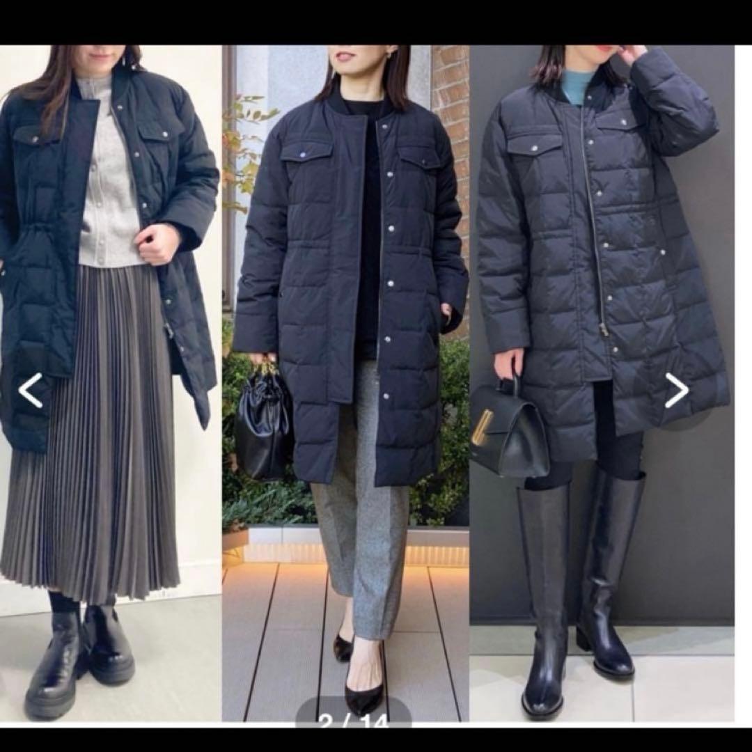 ￥85,800 Theory luxeセオリーリュクス　ブラック　ダウンコート