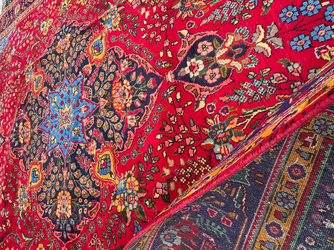 ペルシャ 手織り タブリーズ 絨毯