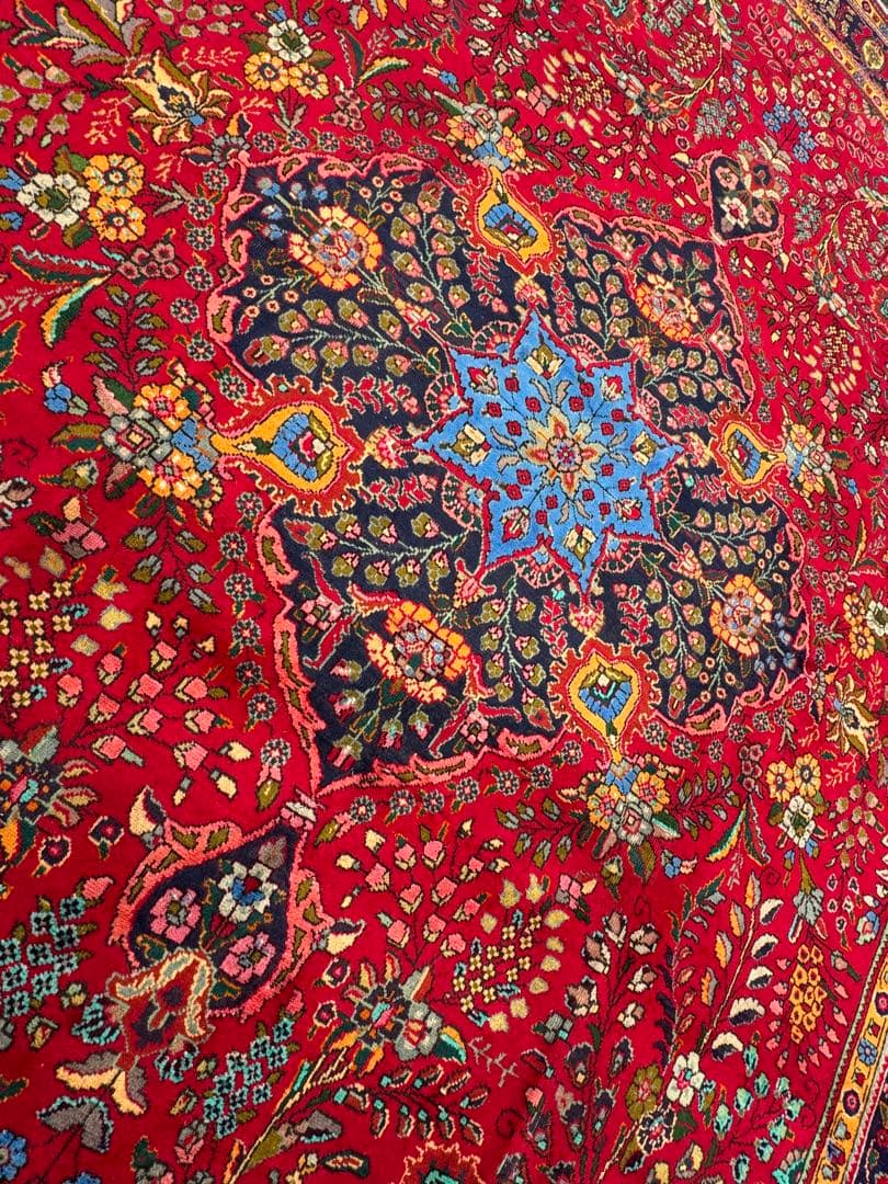 ペルシャ 手織り タブリーズ 絨毯