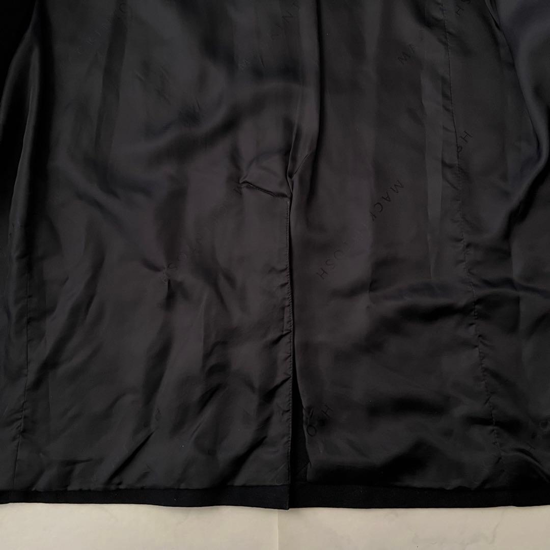 マッキントッシュ ダンケルド ステンカラーコート ウール 44 2XL ネイビー