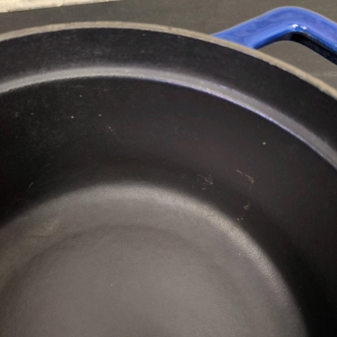 ☆ストウブ ピコ・ココット ラウンド 20cm ブルー STAUB